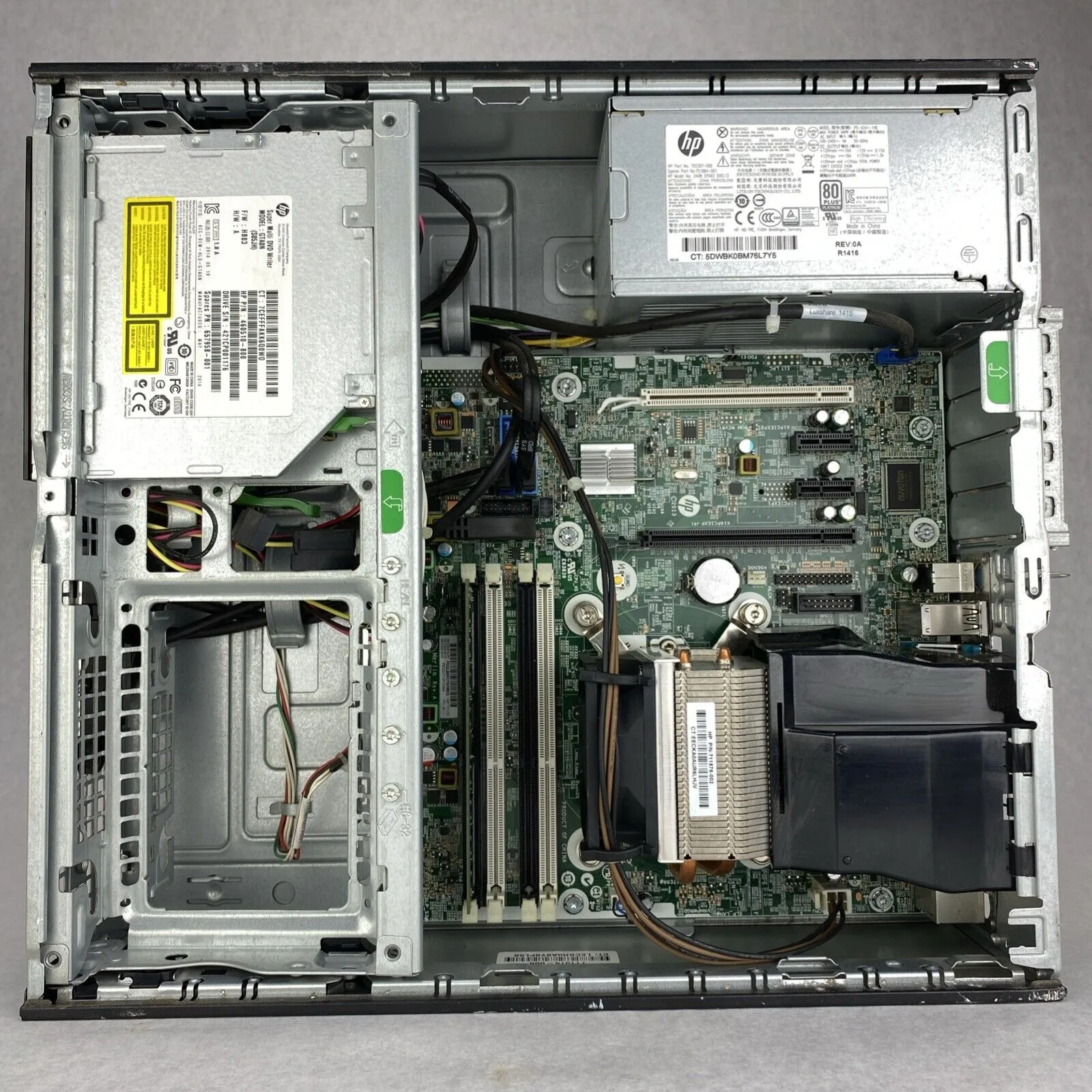 HP EliteDesk 800 G1 SFF Intel Core i5-4570 3.20GHz 4GB RAM DVDRW No HDD OS