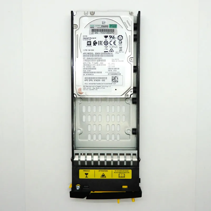 HPE 1.2TB 10K SAS-12GB/s 2.5" Hard Drive w/ Tray 874239-001 ST1200MM0129