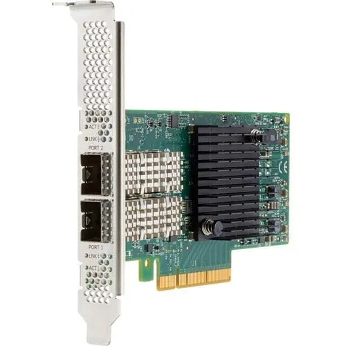 HPE Broadcom BCM57414 Ethernet 10/25Gb 2-port SFP28 Adapter for HPE - PCI Express 3.0 x8 - 2 Port(s) - Optical Fiber - 25GBase-X - SFP  - Standup