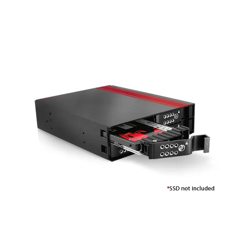 iStarUSA BPU-124DE-SS  5.25" to 4x 2.5" SATA SAS 6 Gbps HDD SSD Hot-swap Rack