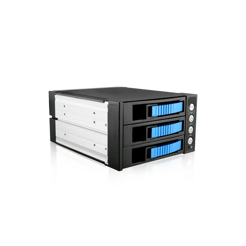 iStarUSA BPU-230SATA-BLUE  2x 5.25" to 3x 3.5" 2.5" SAS SATA 6 Gbps HDD SSD Hot-swap Rack