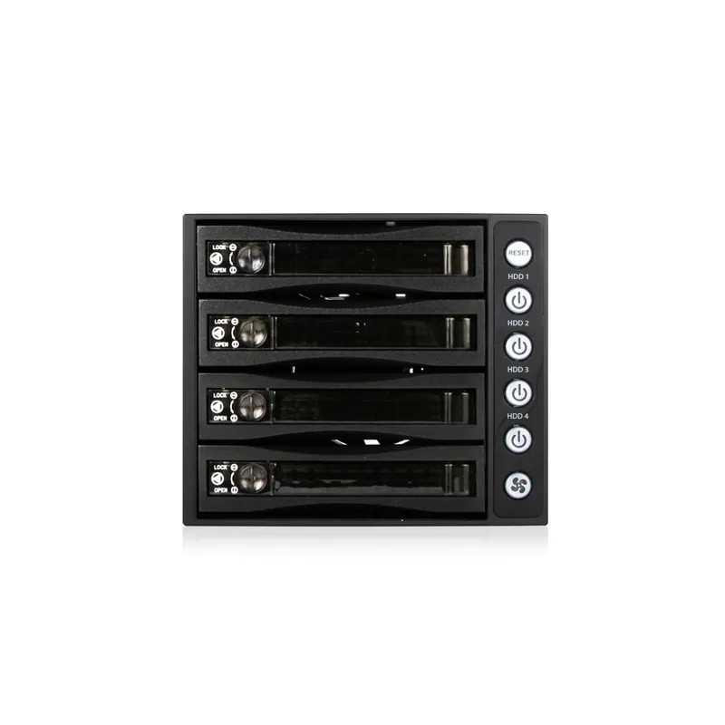iStarUSA BPU-340SATA-BPL  3x 5.25" to 4x 3.5" 2.5" SAS SATA 6 Gbps HDD SSD Hot-swap Rack
