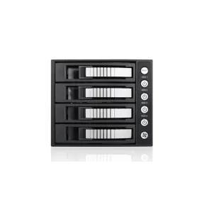 iStarUSA BPU-340SATA-SILVER 3x 5.25" to 4x 3.5" 2.5" SAS SATA 6 Gbps HDD SSD Hot-swap Rack
