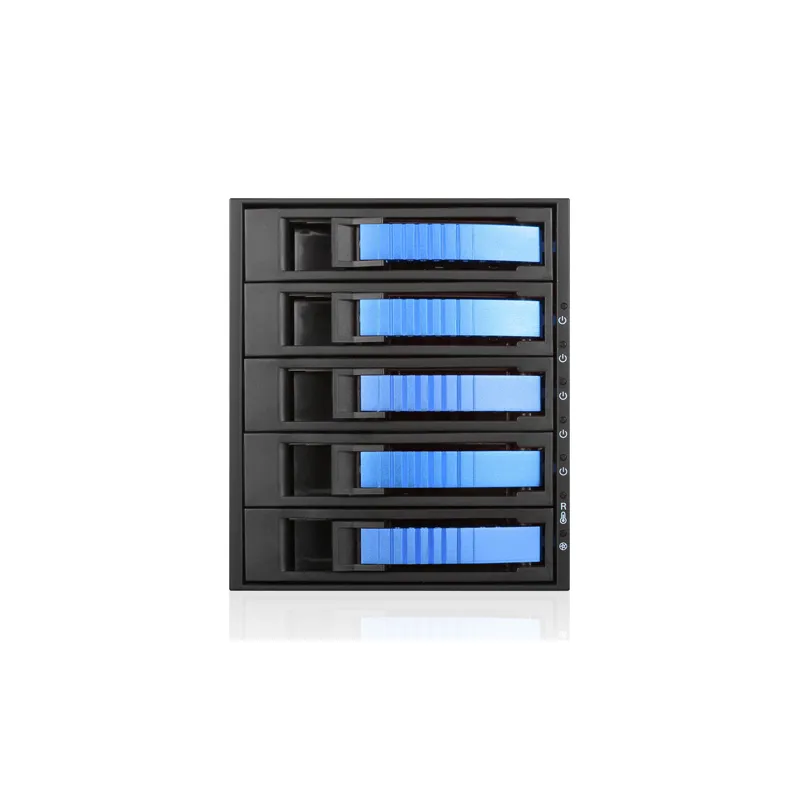 iStarUSA BPU-350SATA-BLUE  3x 5.25" to 5x 3.5" 2.5" SAS SATA 6 Gbps HDD SSD Hot-swap Rack