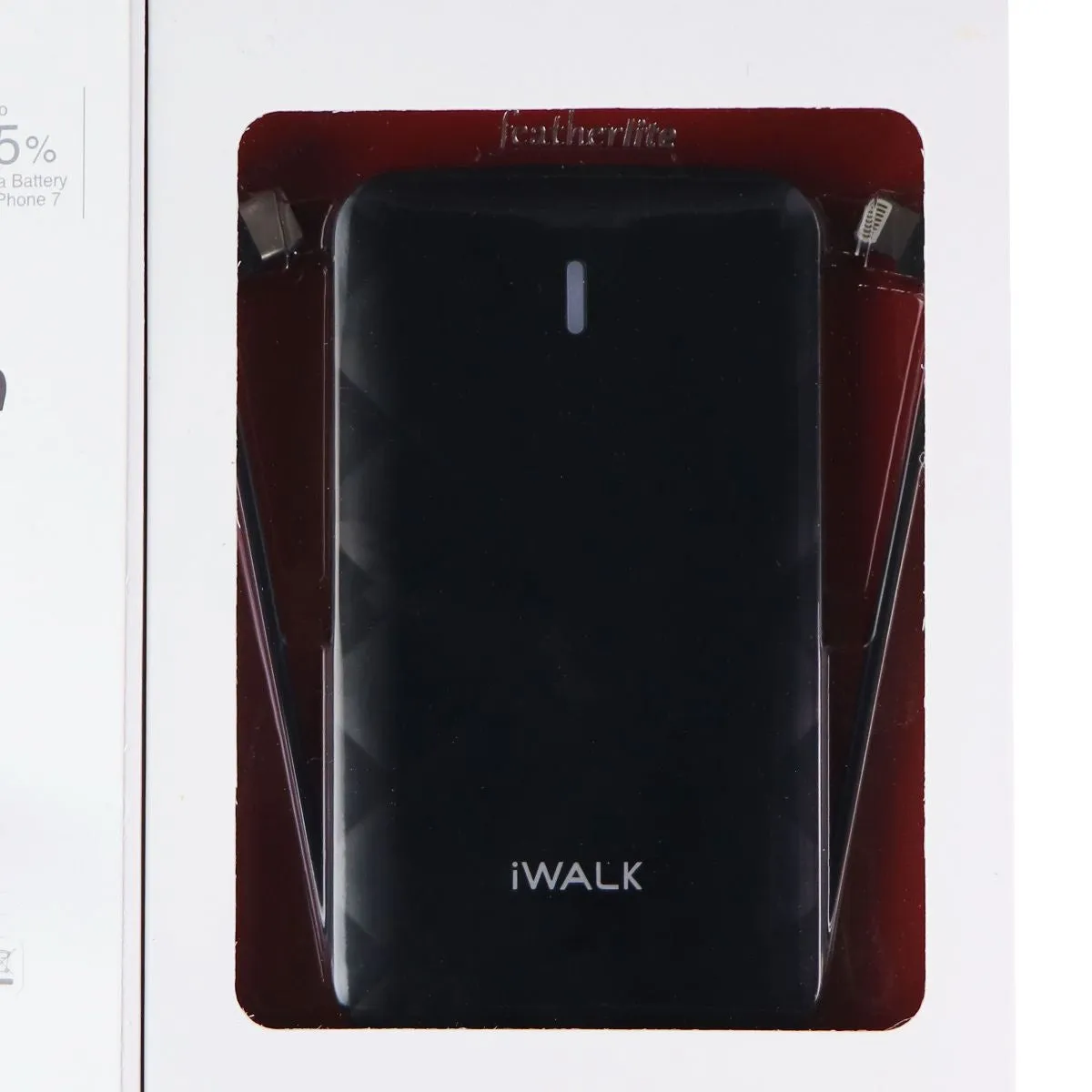 iWalk 3000mAh Ultra-Slim Backup Battery made for iPhone - Black