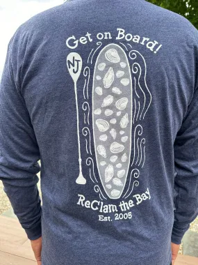 Jetty "Get on Board" Design Long Sleeve Tee