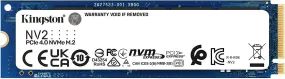 Kingston 1TB NV2 M.2 NVMe SSD, M.2 2280, PCIe4, R/W 3500/2100 MB/s, SNV2S/1000G, Solid State Drive
