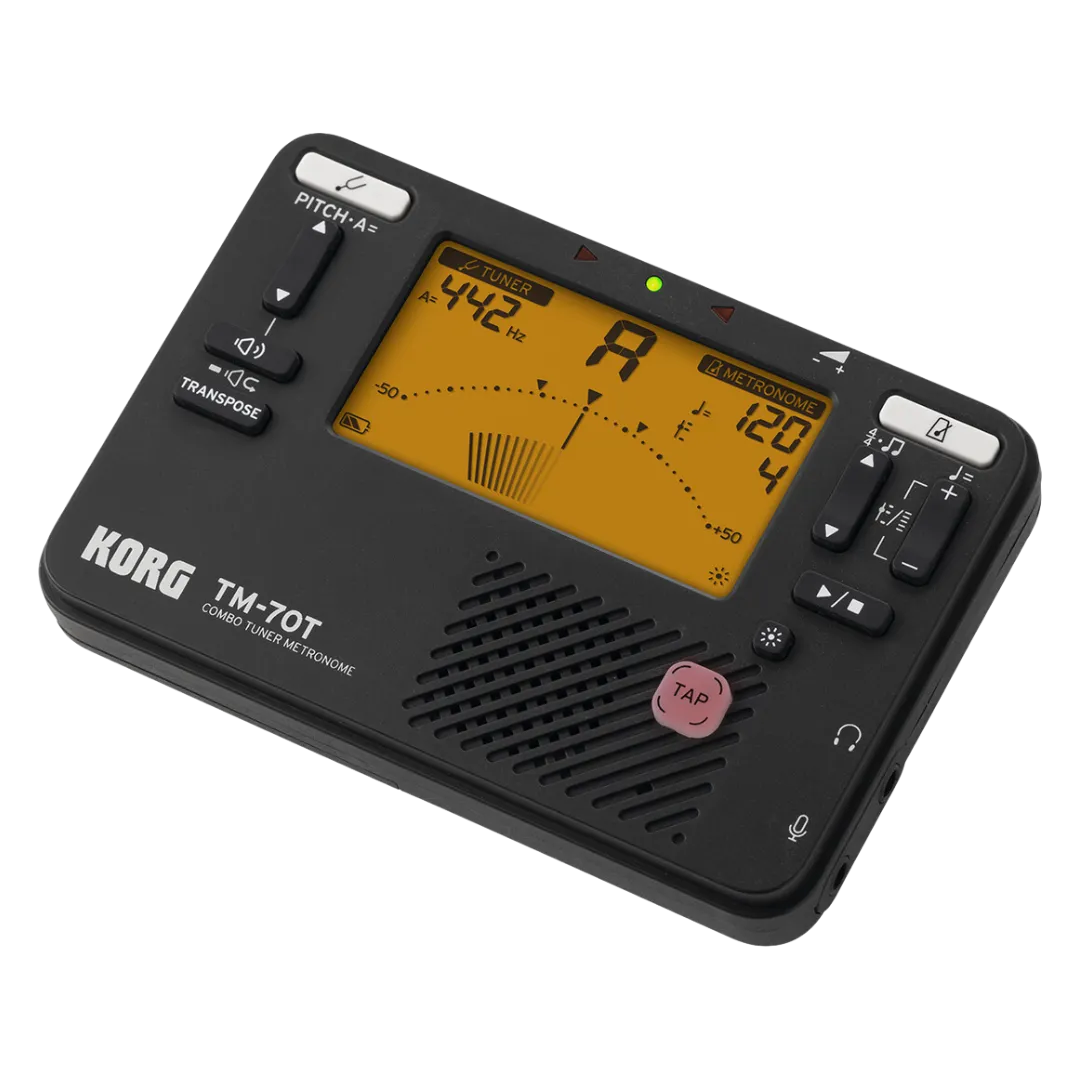 KORG TM-70 Digital Tuner and Metronome Black