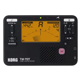 KORG TM-70 Digital Tuner and Metronome Black
