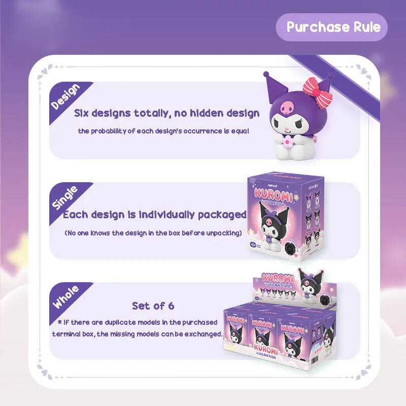 Kuromi Heartbeat Series Ornament Fan Blind Box