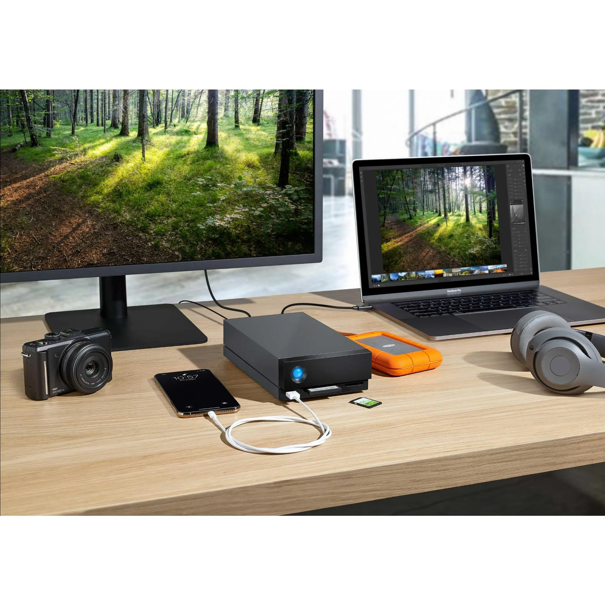 LaCie 1big Dock Thunderbolt 3 HDD Desktop Storage 10TB