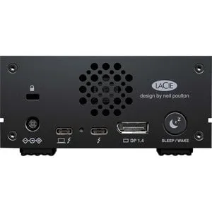 LaCie 1big STHS10000800 10 TB Desktop Hard Drive - External - Desktop PC, Notebook Device Supported - Thunderbolt 3, USB 3.0 - 7200rpm - 5 Year Warranty - Retail