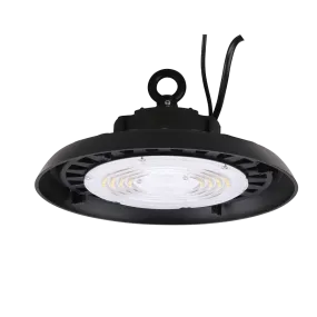 LED Round High Bay, 200W, 5000K, 120-277V, 0-10V Dimming, Black