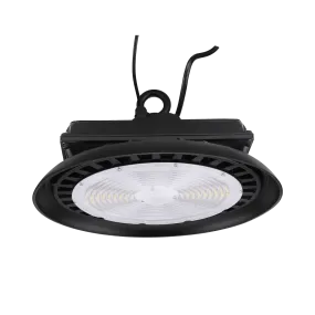 LED Round High Bay, 300W, 5000K, 120-277V, 0-10V Dimming, Black