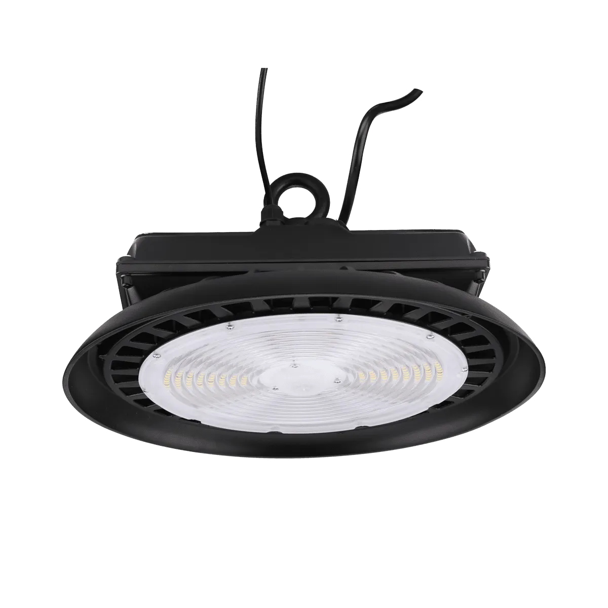 LED Round High Bay, 300W, 5000K, 120-277V, 0-10V Dimming, Black