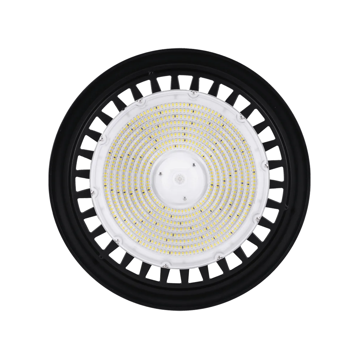 LED Round High Bay, 300W, 5000K, 120-277V, 0-10V Dimming, Black