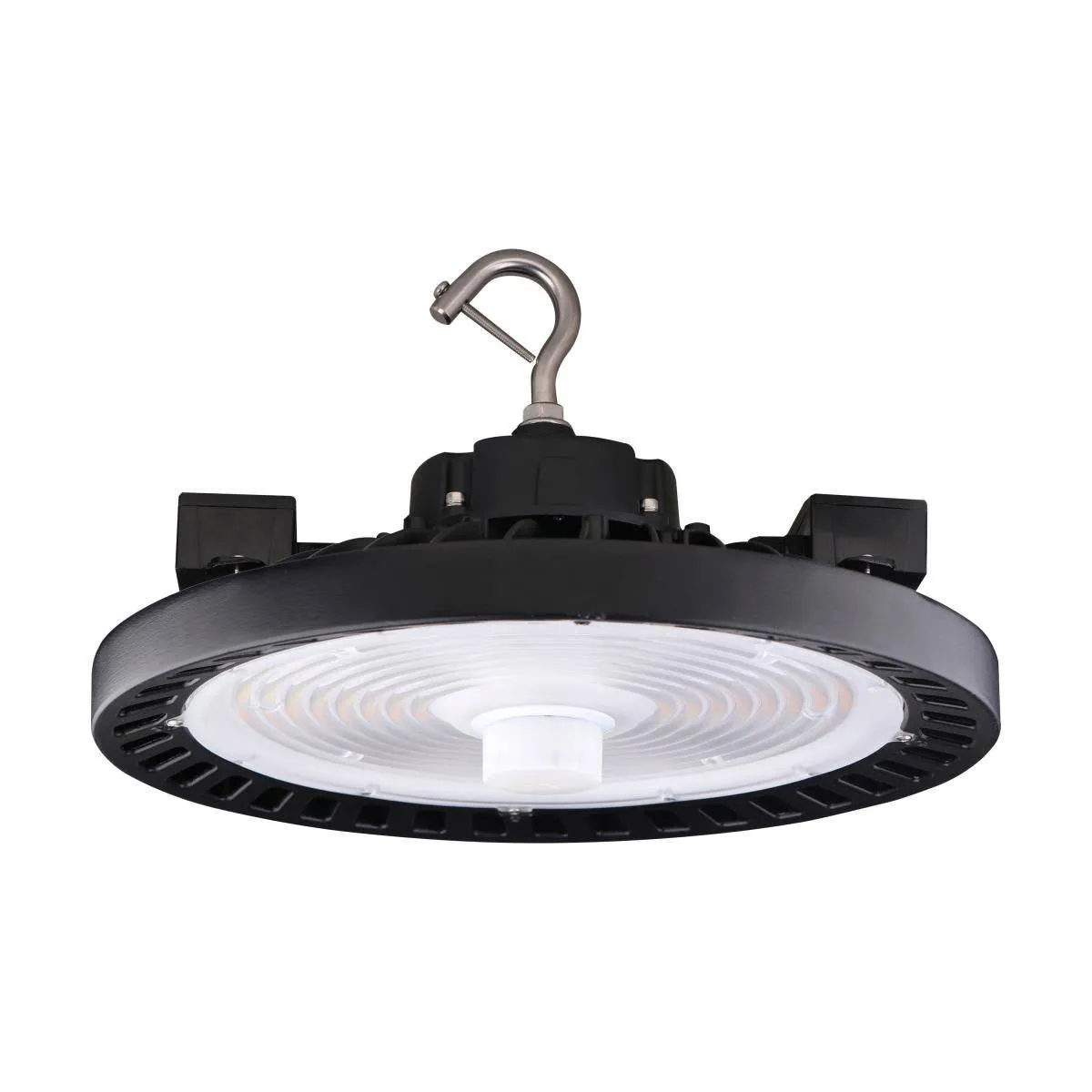 LED UFO High Bay CCT Select 3K/4K/5K , Watt Select 80W/100W/120W Black Finish