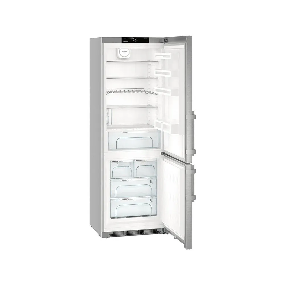 Liebherr CNef5745 411 Litre Comfort Freestanding Fridge Freezer 60-40 with IceMaker and NoFrost- 70cm Wide- SmartSteel Stainless Steel
