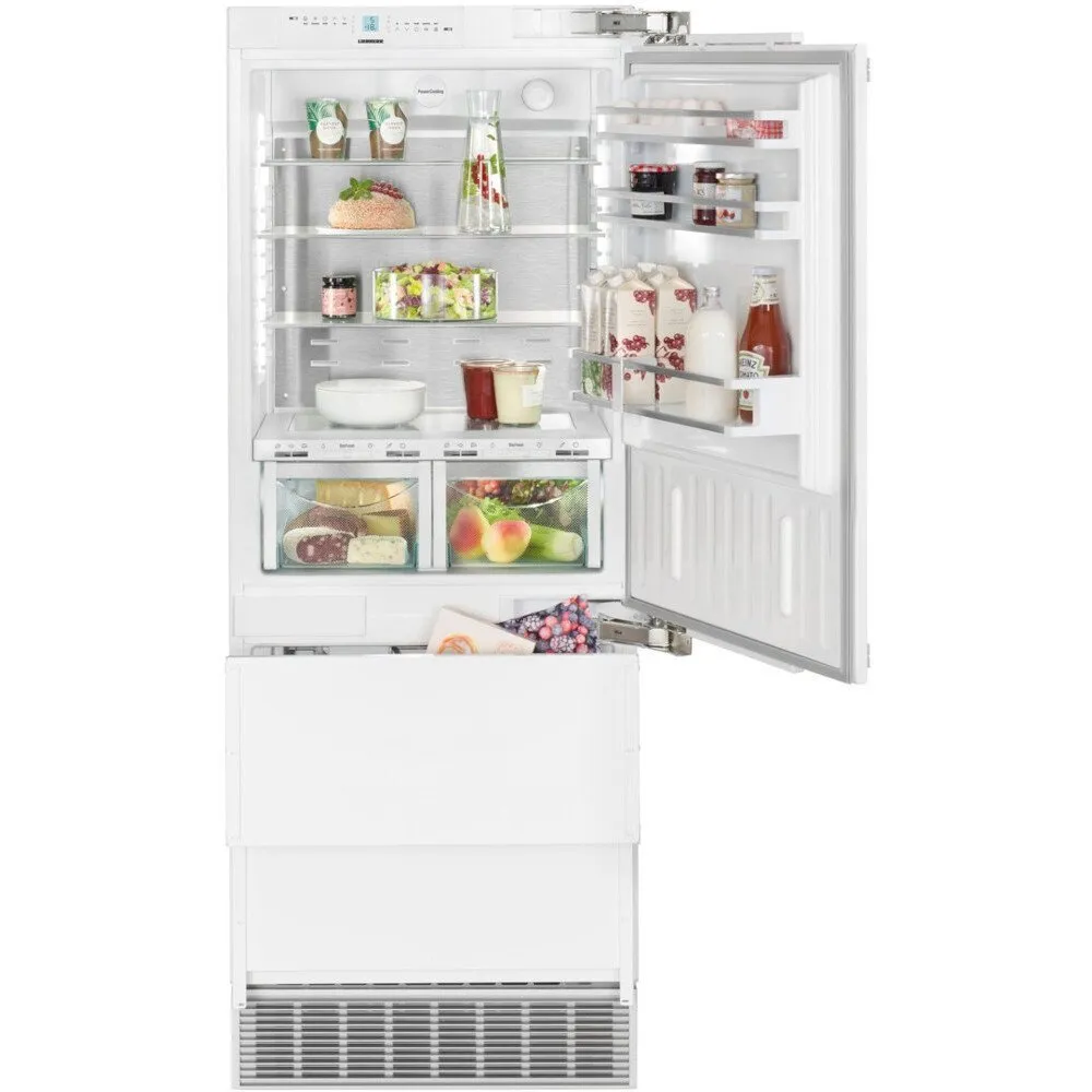Liebherr ECBN5066-001 PremiumPlus American Fridge Freezer, White, F Rated
