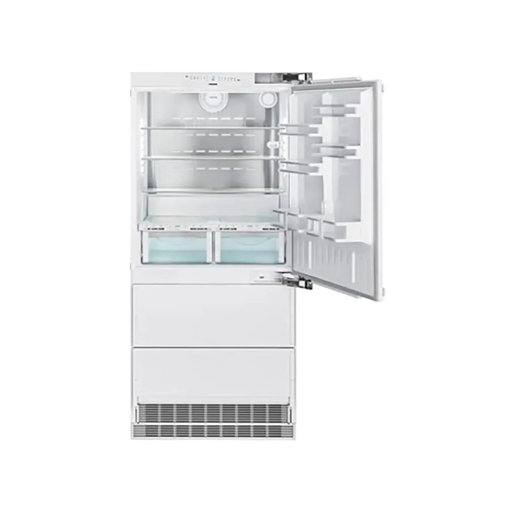 Liebherr ECBN6156-001 PremiumPlus American Fridge Freezer, White, F Rated