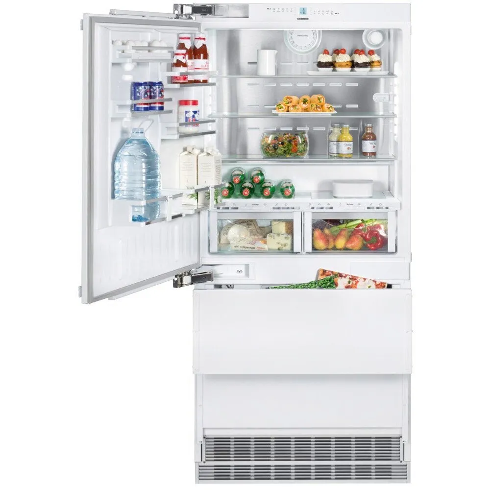Liebherr ECBN6156-617 PremiumPlus American Fridge Freezer, White, F Rated