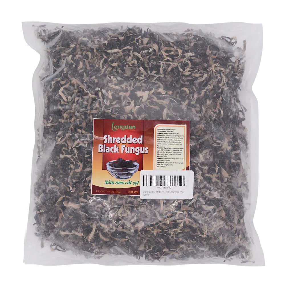Longdan Shredded Black Fungus 1kg (Case 10)