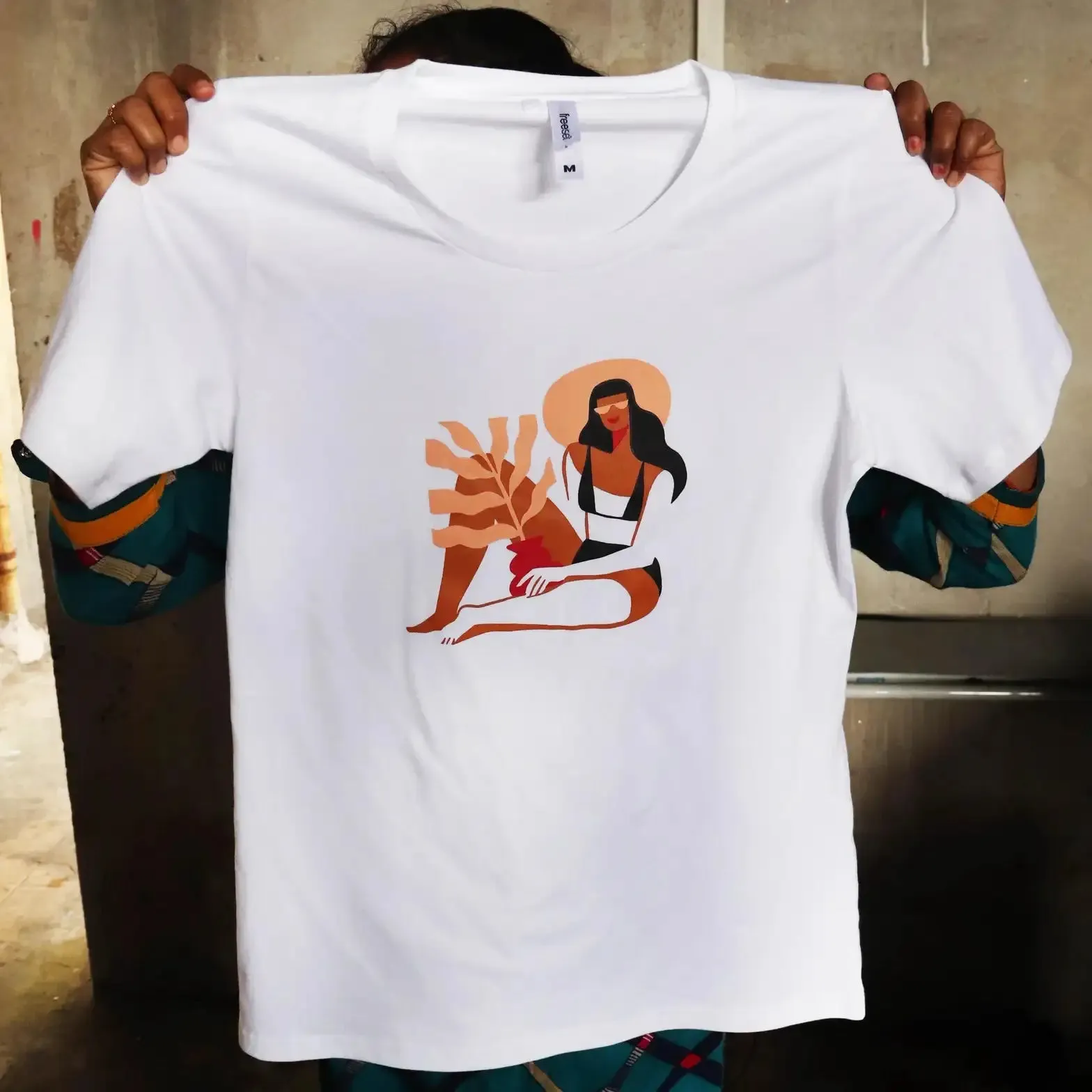 Maya – Printed Organic Cotton T-shirt