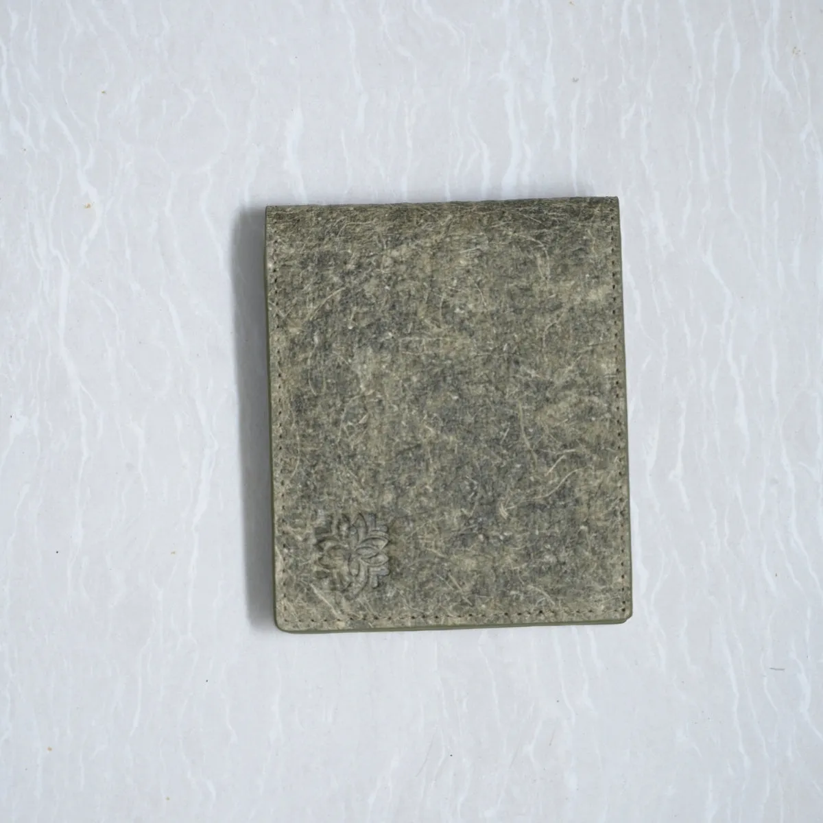 Men Wallet | 2 Cash & 1 Coin Pocket | Coconut Leather | Classy Appeal | Olive