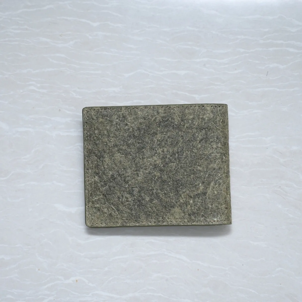 Men Wallet | 2 Cash & 1 Coin Pocket | Coconut Leather | Classy Appeal | Olive
