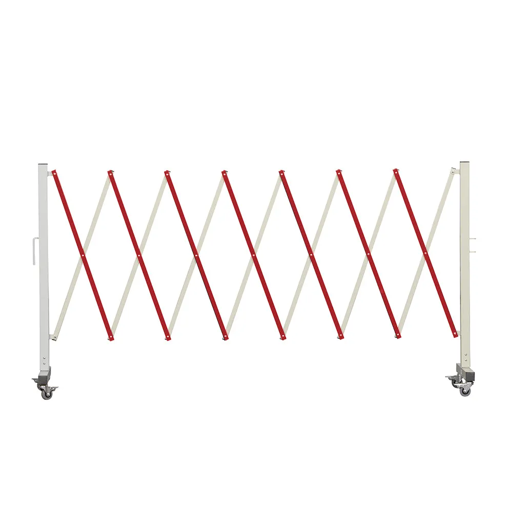 Metal Expandable Barricade, 16 Ft. and 11 Ft - Trafford Industrial