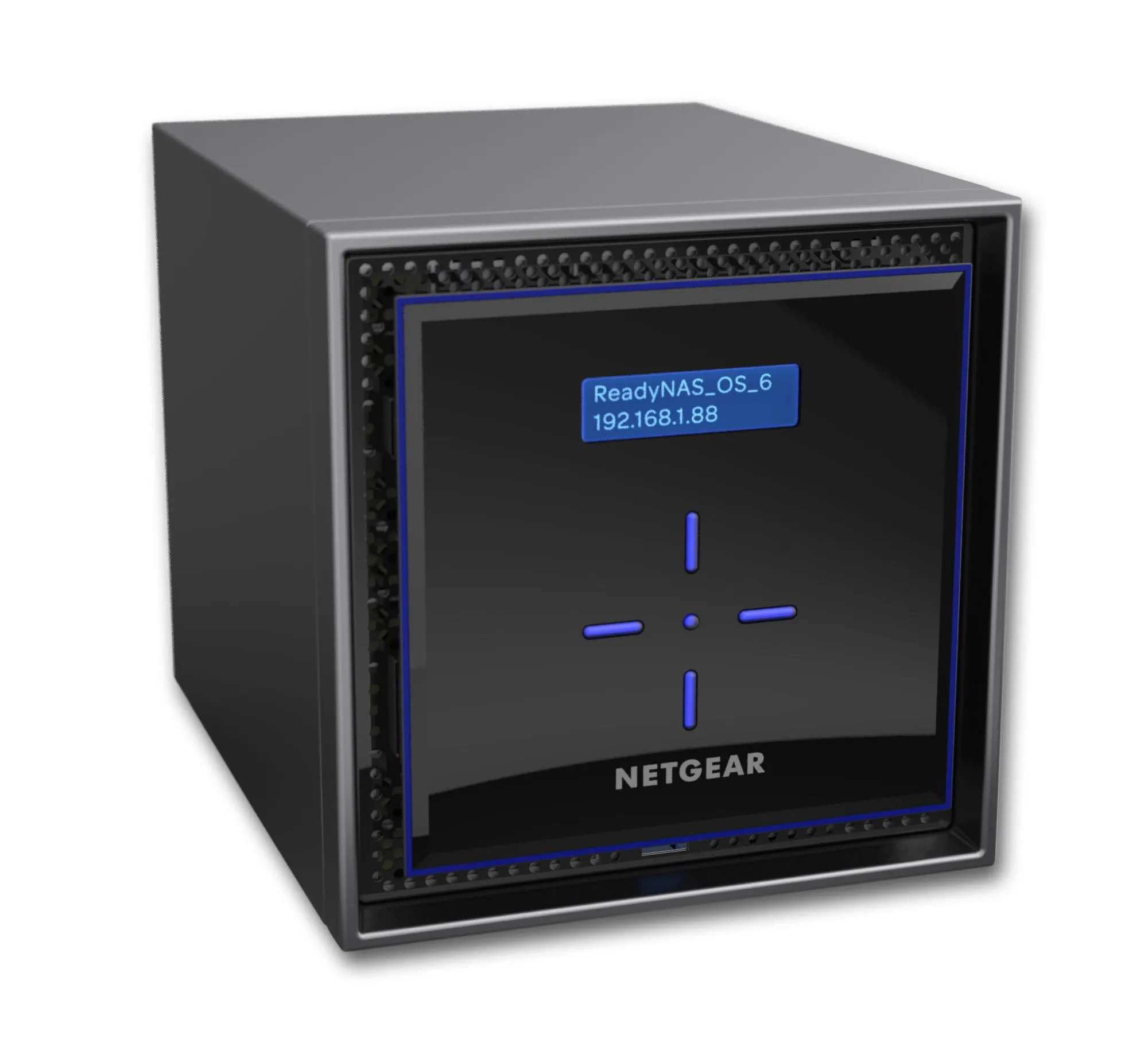 Netgear ReadyNAS 424 4-bay High-performance Network Data Storage, 2GB Memory, 4 x 4TB Drive Bays, 2 x USB 3.0,- RN424D4-100NES