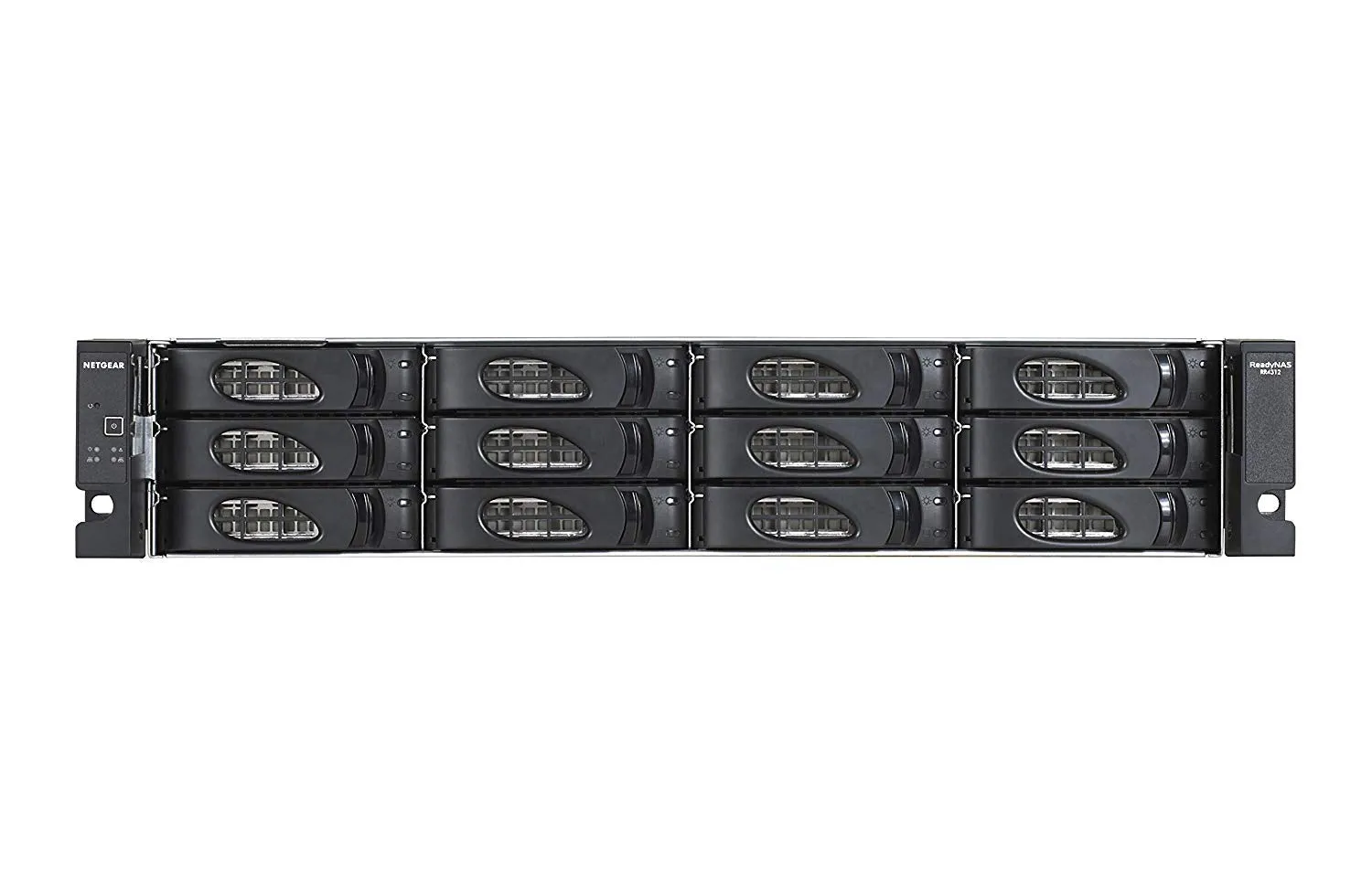Netgear ReadyNAS 4312x Insight Managed Smart Cloud Network Storage, 12-bay, 2 x 10Gb SFP , 16GB, 2 USB, RJ-45 - RR4312X0-10000S