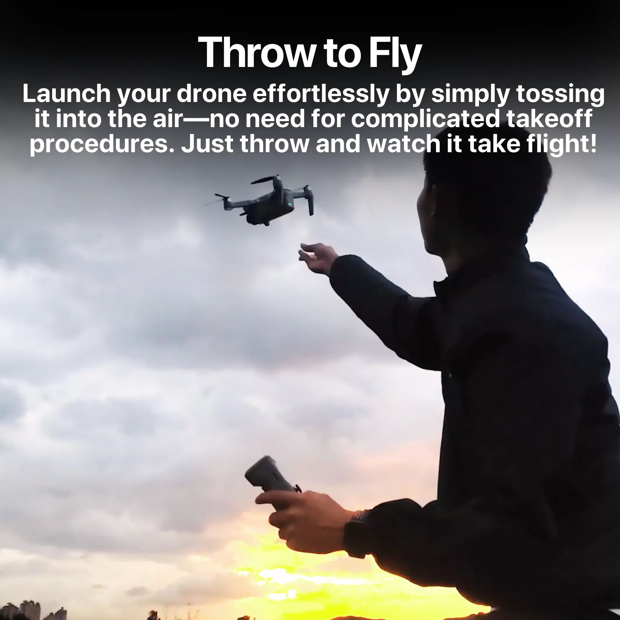 New Release The Bigly Brothers Walker-Air Mini SE FPV Drone, One Throw Fly, 48 MP Camera, 58-Mins Flight Time, 4km Range, 3-Axis Gimbal, GPS System, Intelligent Follow Me Mode, Below 249 Grams