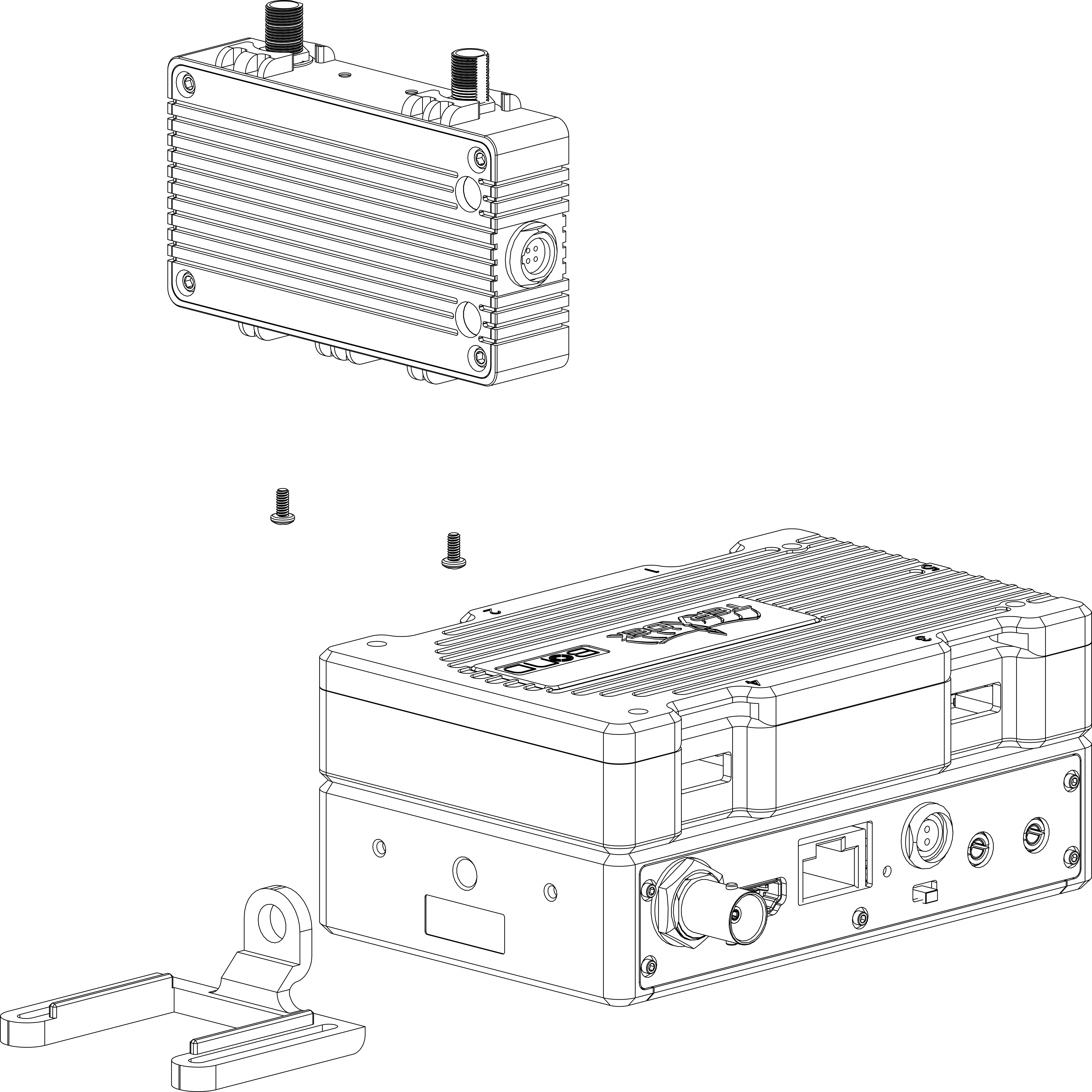 Node Mounting Bracket  - Side Plate - Mount For Bond and Nodes