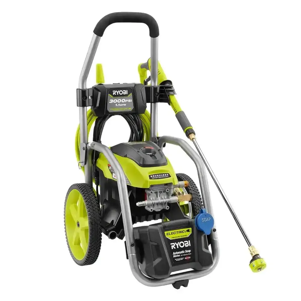 Open Box - RYOBI 3000 PSI 1.1 GPM Cold Water Electric Pressure Washer