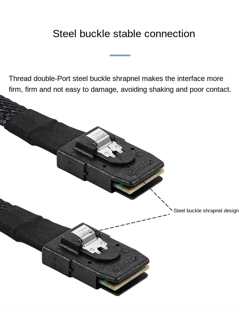 Pi ® (PiPlus®) Internal Mini SAS to Mini SAS Cable,SFF-8087 to SFF-8087 Mini-SAS Cable