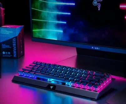 Razer™ BlackWidow V3 Mini HyperSpeed - Phantom Pudding Edition - 65% Wireless Mechanical Gaming Keyboard (Yellow Switch) - FRML Packaging