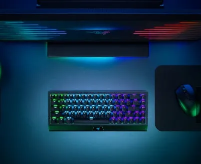 Razer™ BlackWidow V3 Mini HyperSpeed - Phantom Pudding Edition - 65% Wireless Mechanical Gaming Keyboard (Yellow Switch) - FRML Packaging