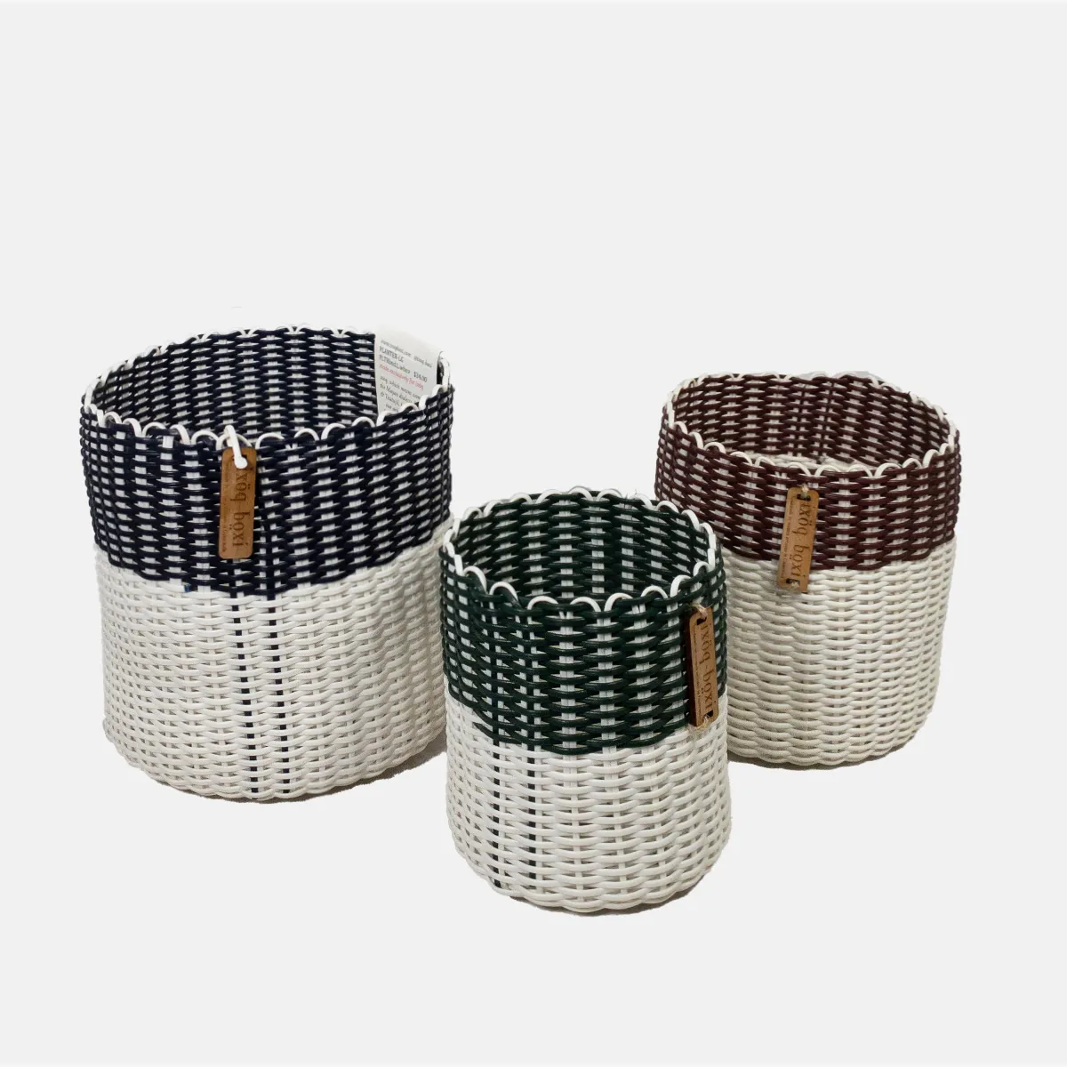 round 'catch all' / planters ~ color bands