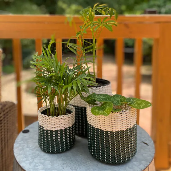 round 'catch all' / planters ~ color bands