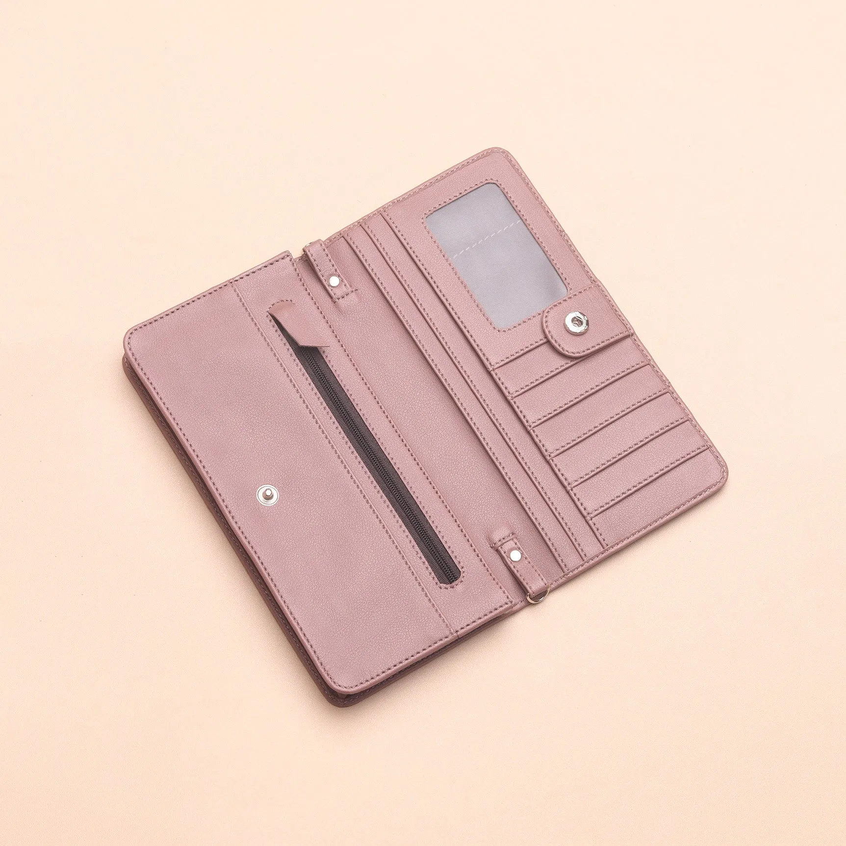 Silvertote Dompet Wanita Lola Wallet Dusty Rose