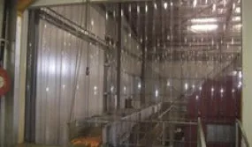 Strip Curtain Clear PVC per metre