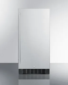 Summit ALR15BSS 15" Wide Built-in All-refrigerator, ADA Compliant