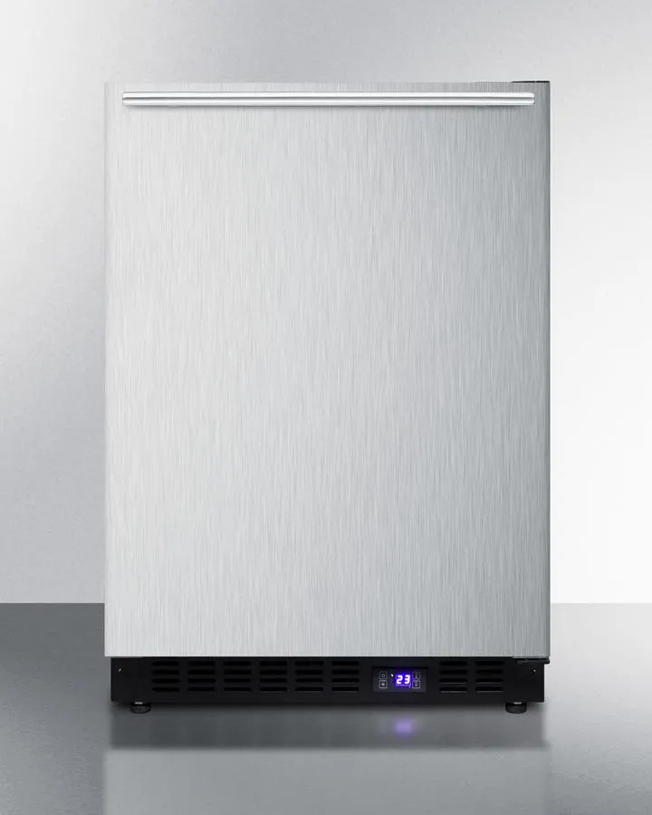 Summit SCFF53BXSSHHIM 24" Wide Built-in All-freezer With Icemaker