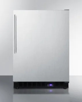 Summit SCFF53BXSSHVIM 24" Wide Built-in All-freezer With Icemaker