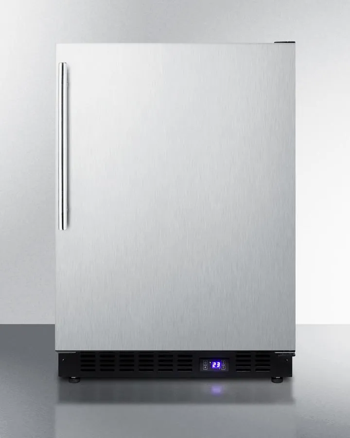 Summit SCFF53BXSSHVIM 24" Wide Built-in All-freezer With Icemaker