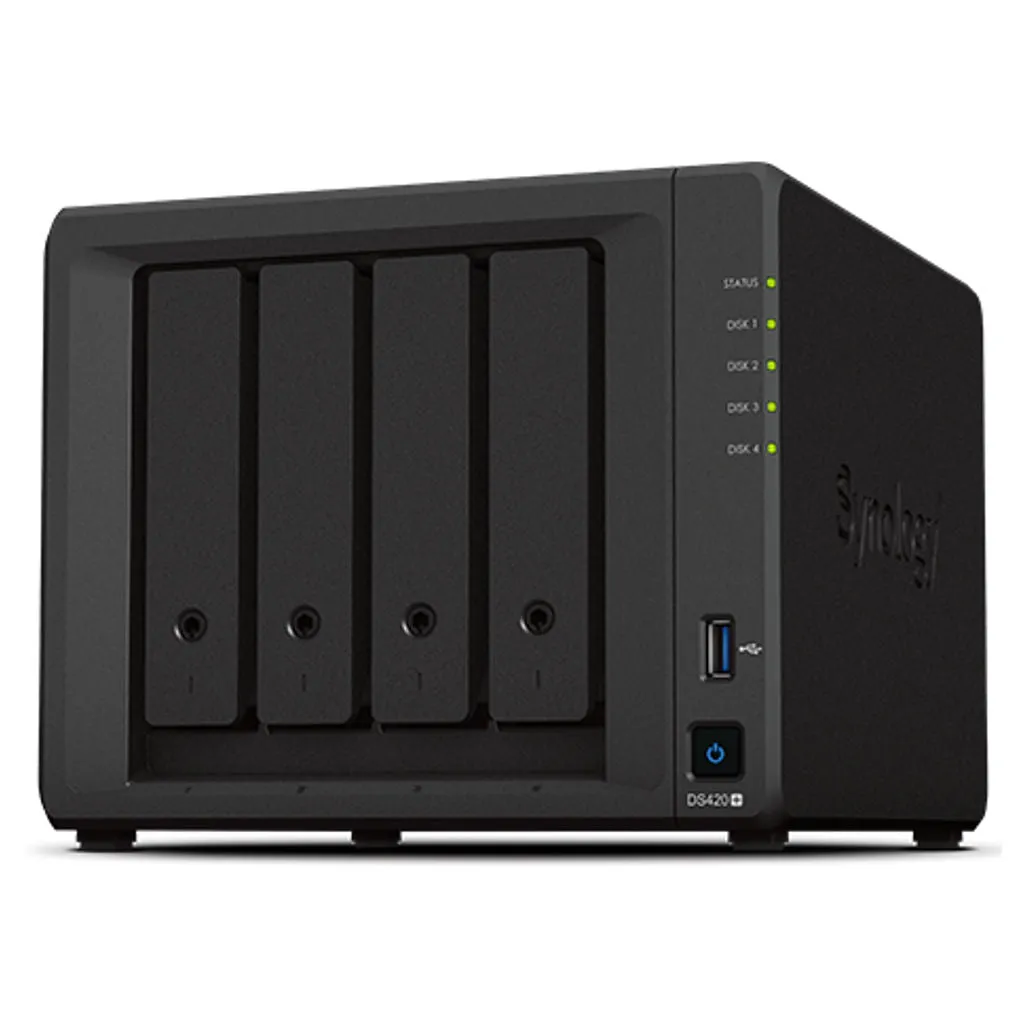 Synology Disk Station Network Attached Storage Drive DS420 