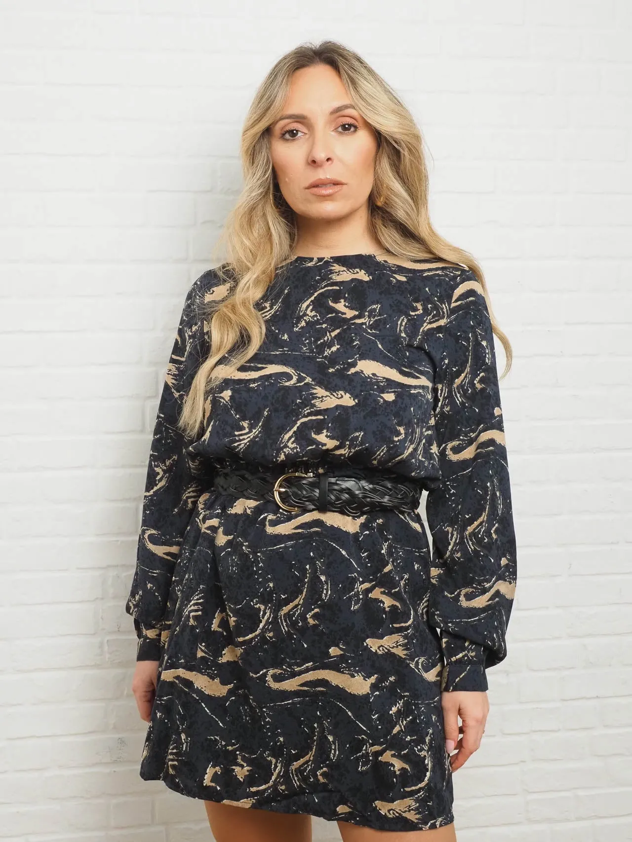 VESTIDO CURTO ESTAMPADO