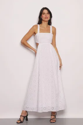 Vestido Em Laise Branca Lari