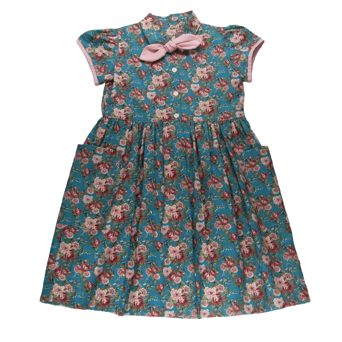 Vestido Floral Gravata